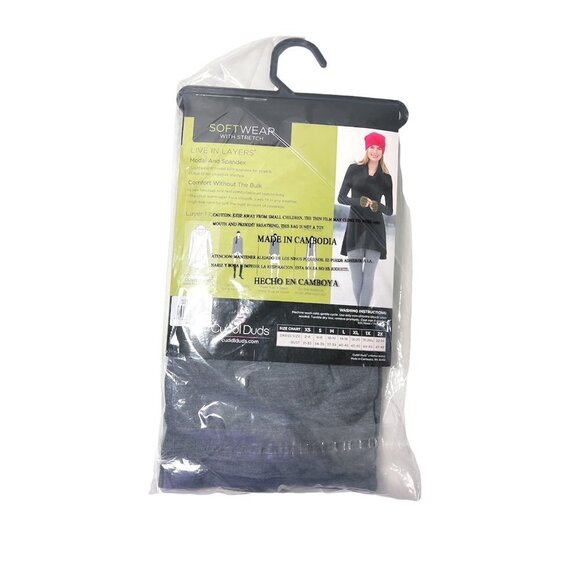 Cuddl Duds Womens Gray Cowlneck Long Sleeve Soft Knit Tunic Top Sz XL New - Picture 3 of 7